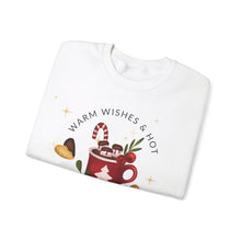 Load image into Gallery viewer, WARM WISHES & HOT CHOCOLATE Crewneck Sweatshirt