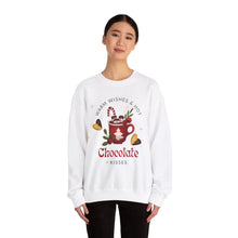 Load image into Gallery viewer, WARM WISHES & HOT CHOCOLATE Crewneck Sweatshirt
