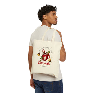 WARM WISHES & HOT CHOCOLATE Tote Bag