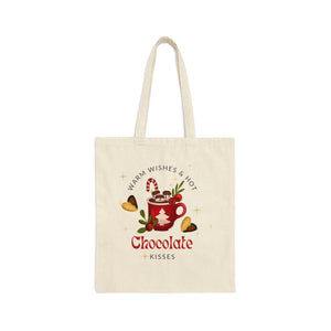 WARM WISHES & HOT CHOCOLATE Tote Bag